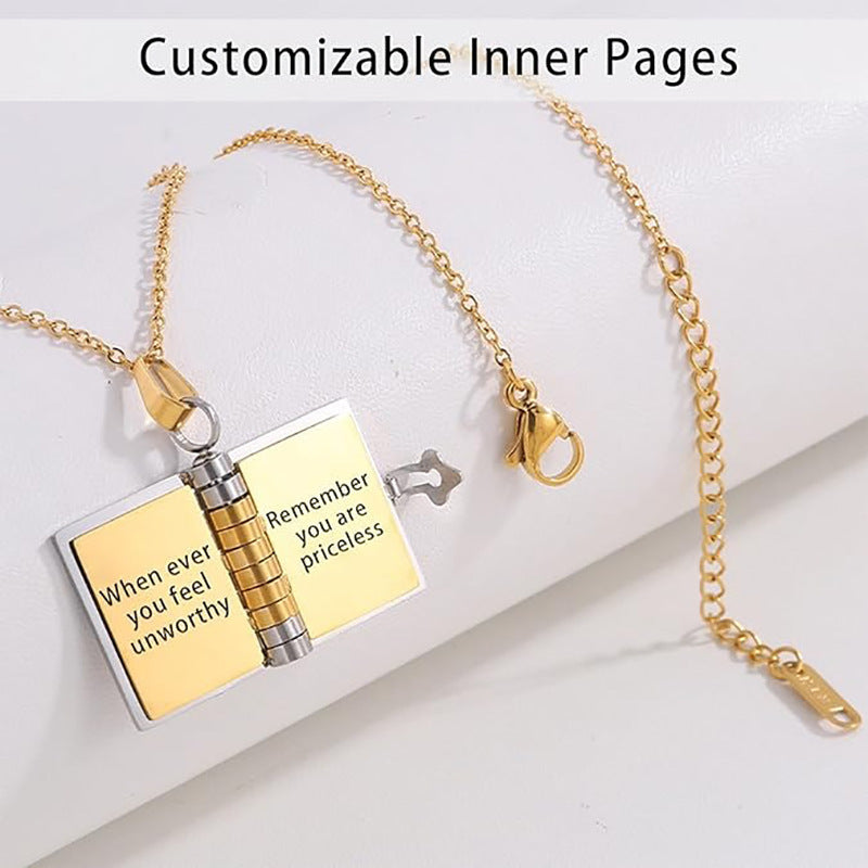 Star Necklace DaughterName 6Texts Adjustable