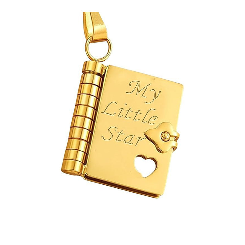Star Necklace DaughterName 6Texts Adjustable