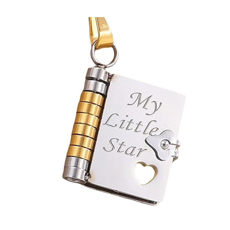 Star Necklace DaughterName 6Texts Adjustable