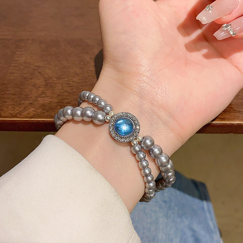 Vintage Pearl Bracelet Female Ins Style High Sense