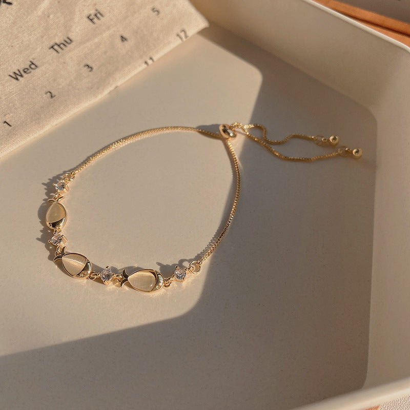 Vintage Pearl Bracelet Female Ins Style High Sense
