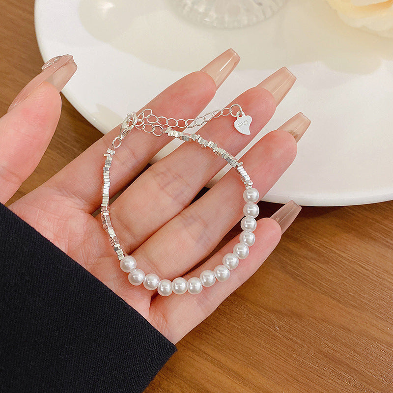Vintage Pearl Bracelet Female Ins Style High Sense