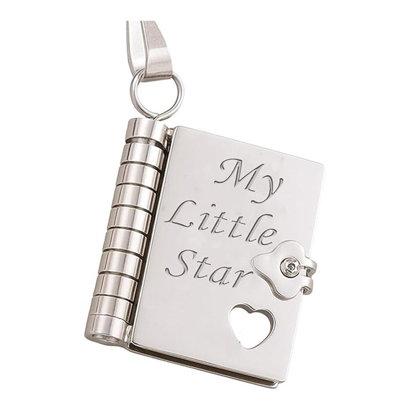 Star Necklace DaughterName 6Texts Adjustable